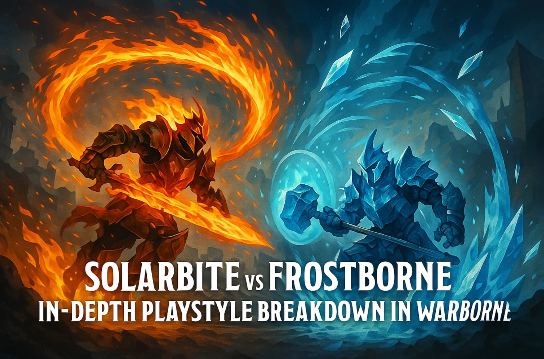 Solarbite vs Frostborne: In-Depth Playstyle Breakdown in Warborne