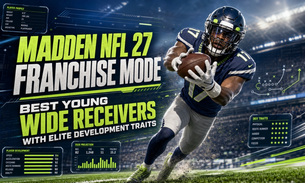 Madden NFL 27 Franchise Mode: Best Young Wide Receivers
